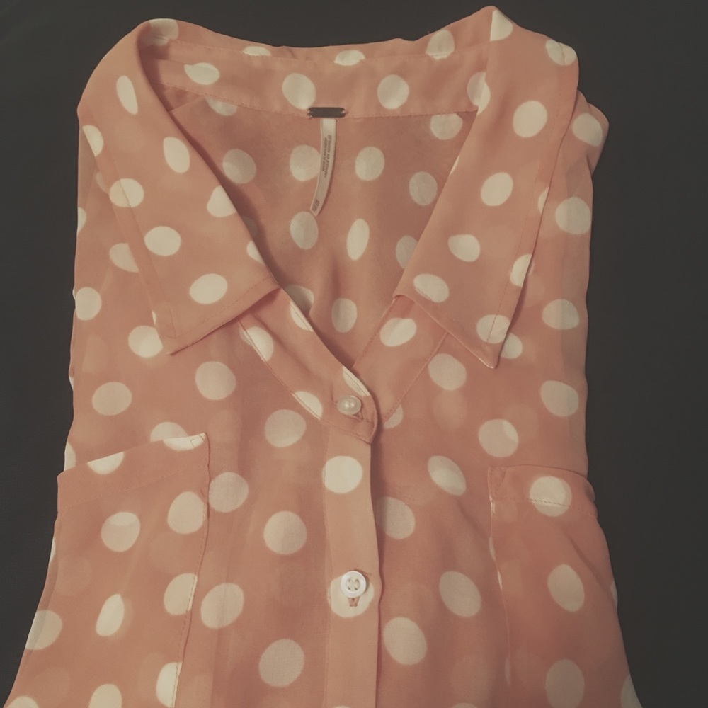 ✧Free People | Polka-Dot Shirt✧